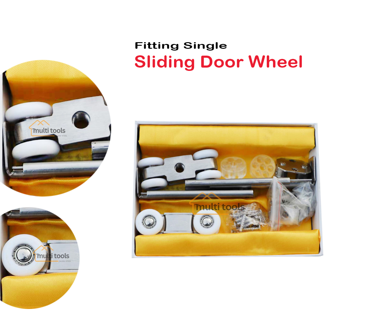 Btc Sliding Door Wheel Fitting Single